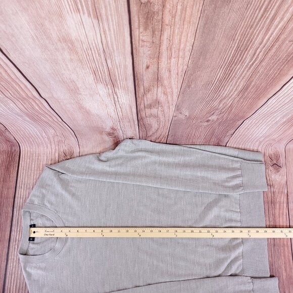Brooks Brothers Mens Size XL Extra Fine Merino Wool Crewneck Sweater Gray - Picture 14 of 14